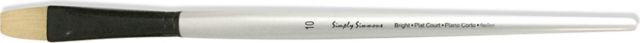 SIMPLY SIMMONS BRUSH BRISTLE BRIGHT 10 LONG HANDLE