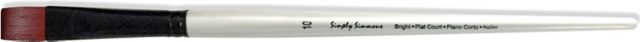 SIMPLY SIMMONS BRUSH EXTRA FIRM BRIGHT 10 LONG HANDLE