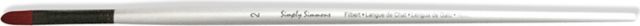 SIMPLY SIMMONS BRUSH EXTRA FIRM FILBERT 2 LONG HANDLE
