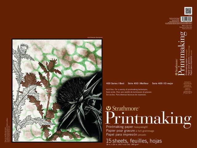 PRINTMAKING 400 HEAVY WEIGHT PAD 18X24 15 SHEETS