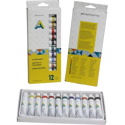 ACRYLIC PAINT SET 12X12ML - New (SKU: 16114673)
