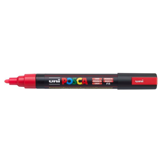 Posca Paint Marker PC-5M Medium Fluorescent Red