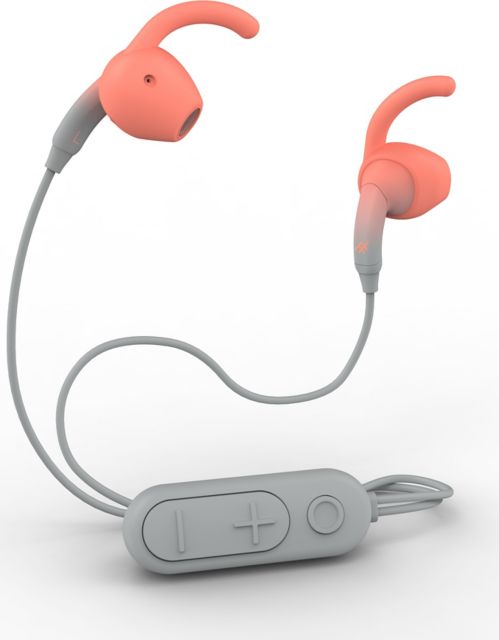 iFrogz Audio Sound Hub Tone Earbuds Gray/Coral - ONLINE ONLY