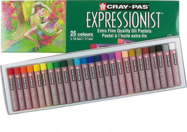 CRAY PAS EXPRESSIONIST SET 25 ASSORTED COLORS
