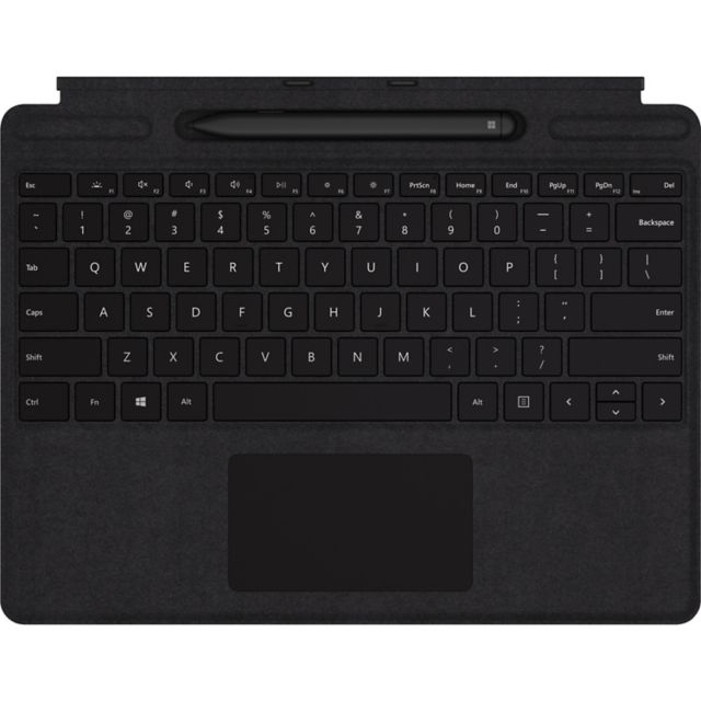 Microsoft Surface Pro X Signature Keyboard Type Cover + Slim Pen Bundle, Black/Black - ONLINE ONLY