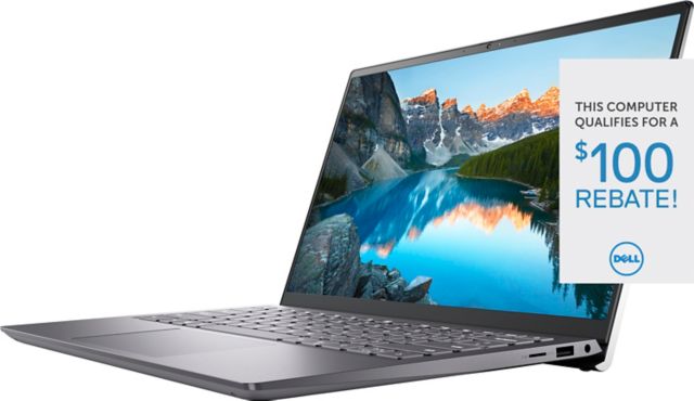 Dell Inspiron 14 5000 Laptop i3/8GB/256GB, Silver, 2-Year Warranty