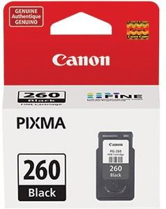 Canon PG-260 Original Ink Cartridge - Black 1 Pack.