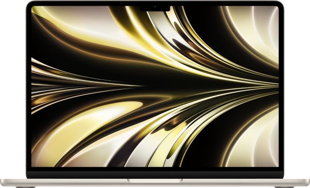 13-inch MacBook Air: Apple M2 chip with 8-core CPU and 8-core GPU, 256GB - Starlight - ONLINE ONLY