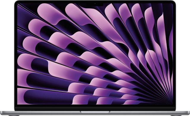 Apple 15-inch MacBook Air: Apple M3 chip with 8-core CPU and 10-core GPU, 16GB, 256GB SSD - Space Gray