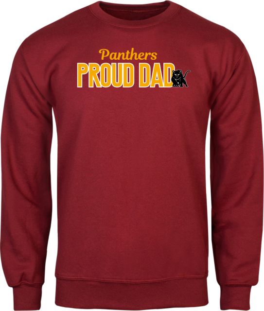 Hartnell Fleece Crew Panthers  Proud Dad - ONLINE ONLY