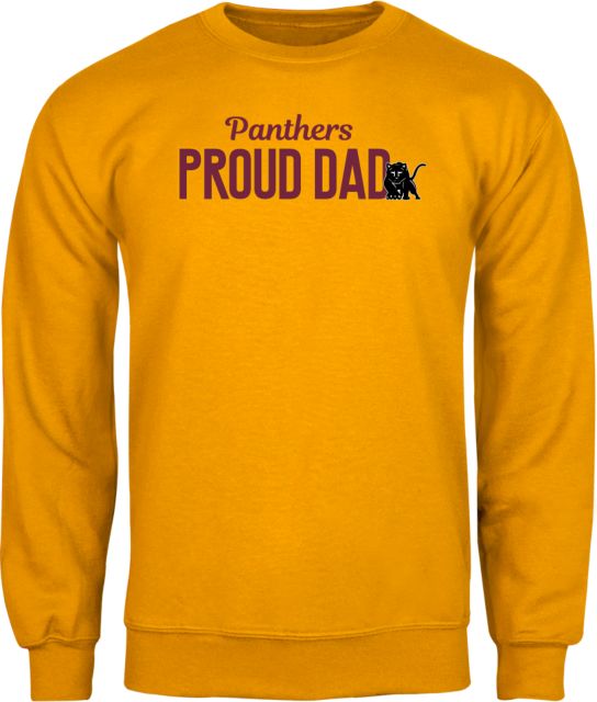 Hartnell Fleece Crew Panthers  Proud Dad - ONLINE ONLY