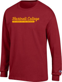 Hartnell Champion Long Sleeve T Shirt Hartnell Script - ONLINE ONLY