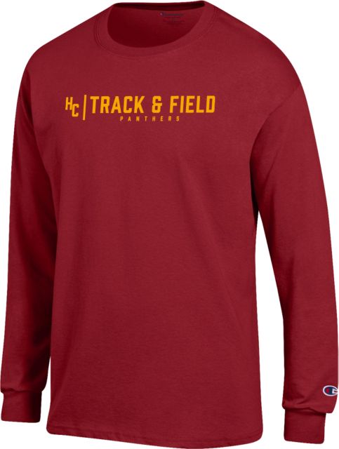 Hartnell Champion Long Sleeve T Shirt HC Track and Field - ONLINE ONLY