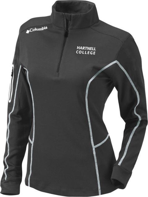 Hartnell Columbia Womens Omni Wick Shotgun 1/4 Zip Wordmark - ONLINE ONLY