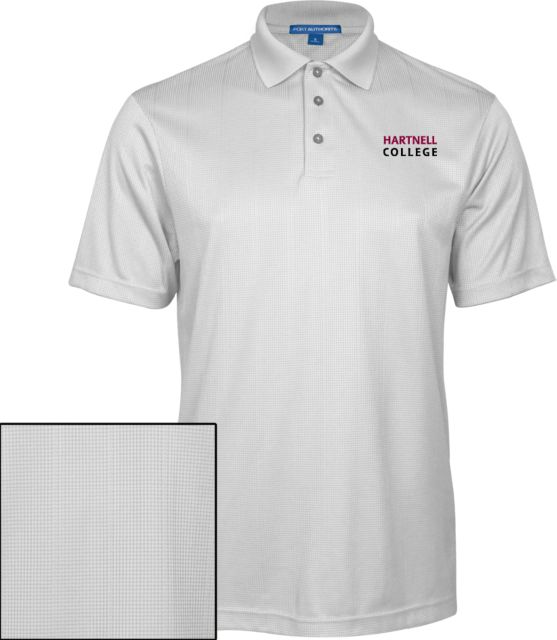 Hartnell Performance Fine Jacquard Polo Wordmark - ONLINE ONLY