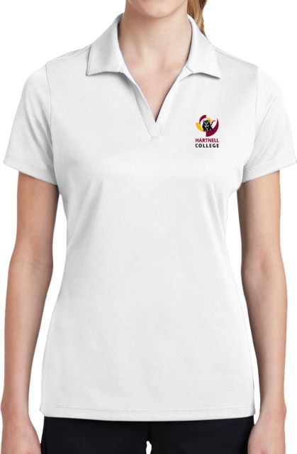 Hartnell Womens Dry Mesh Polo Primary Mark - ONLINE ONLY