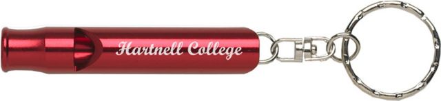 Hartnell Community College Whistle Keychain