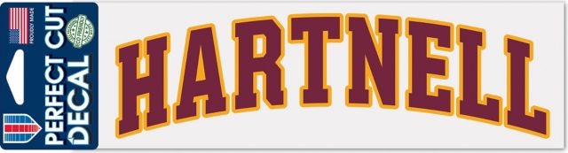 Hartnell Community College 3'' x 10'' Perfect Cut Decal