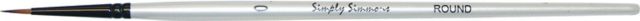 SIMPLY SIMMMONS BRUSH ROUND 0 SHORT HANDLE