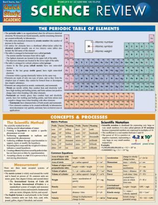 SCIENCE REVIEW